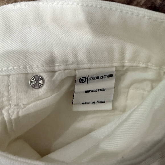 PTCL White Denim Shorts for Women SIZE 27 - Picture 9 of 12